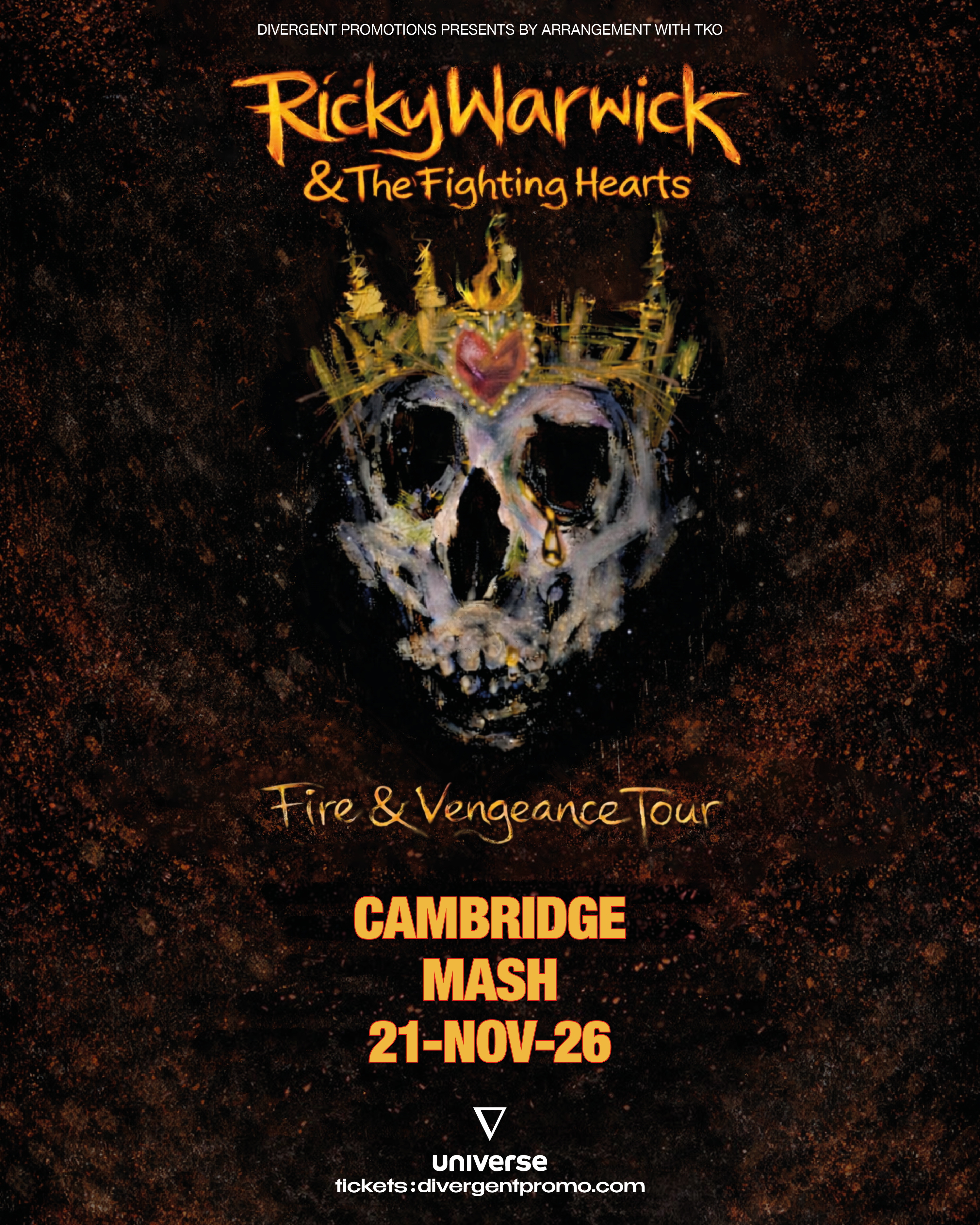 Ricky Warwick & The Fighting Hearts + RT-Zed