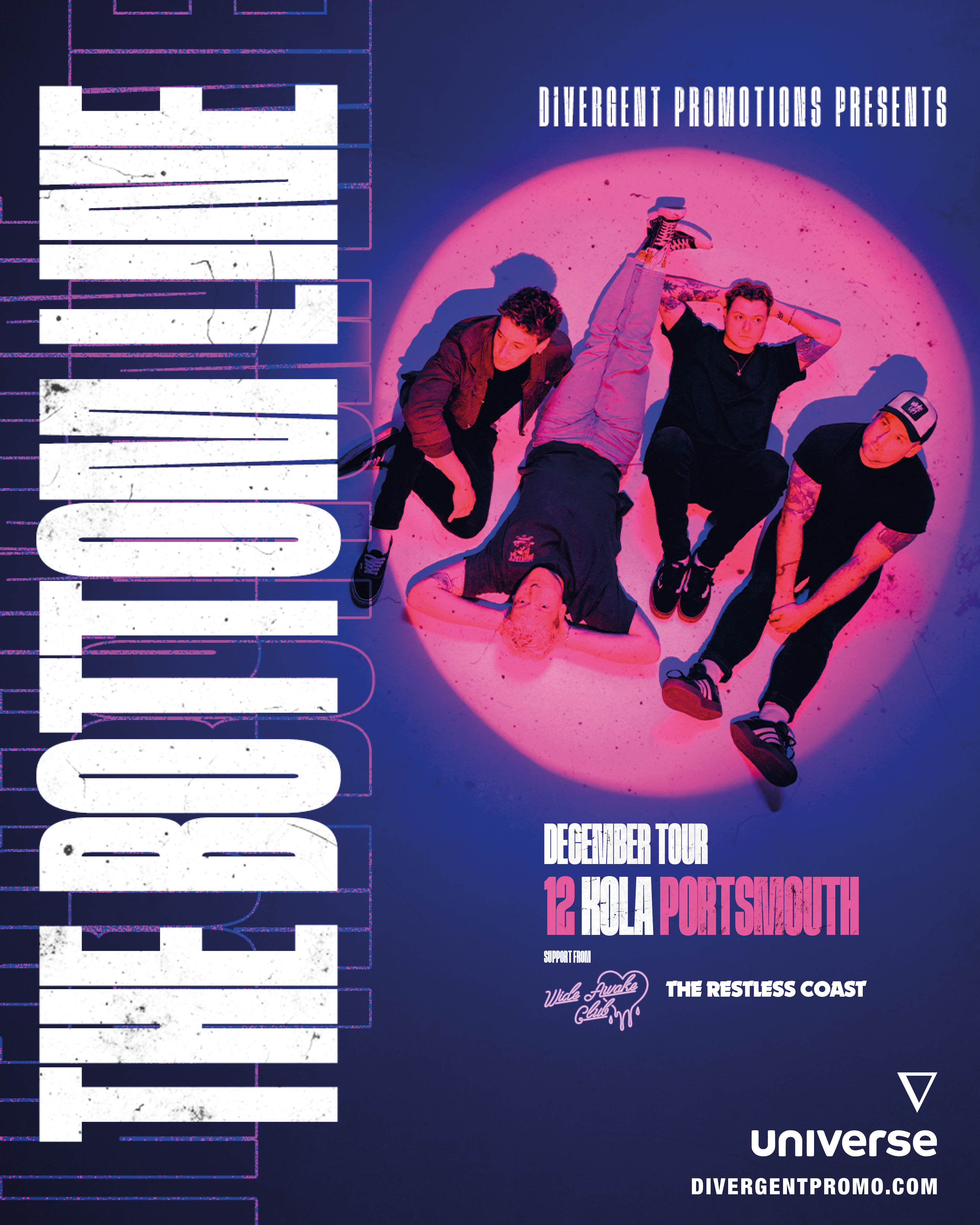 The Bottom Line + Wide Awake Club + The Restless Coast