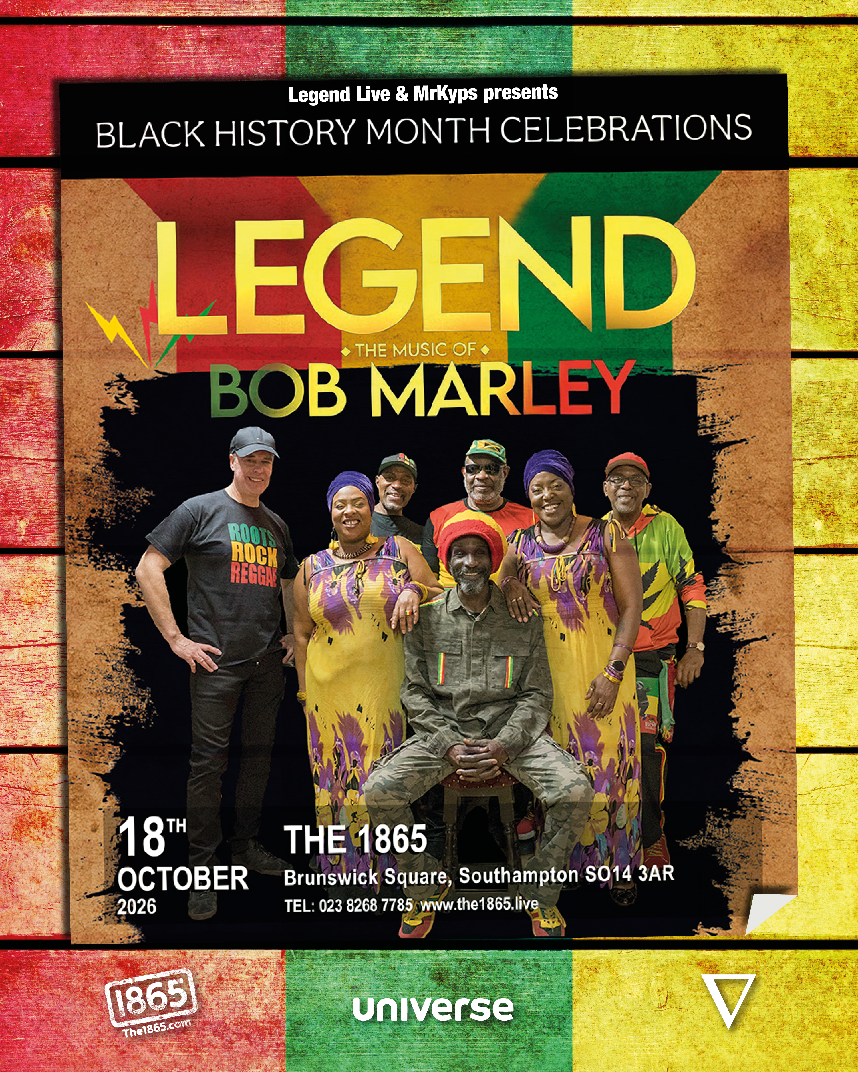 Legend live presents the music of Bob Marley
